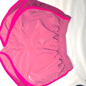 Nike Pink Lined Athletic Shorts